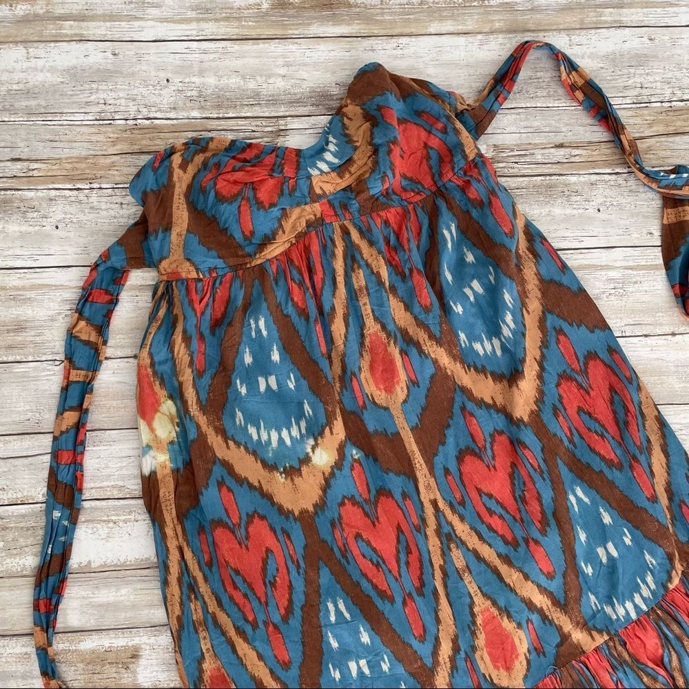 Free People Strapless Mojave Boho Maxi Dress Size M - Picture 9 of 14